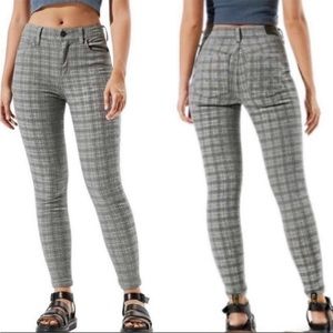 AE Plaid Jeggings